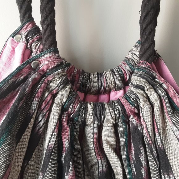 🌞 Billabong Tote Cotton Southwest Pattern | 18"x15" - Picture 5 of 14